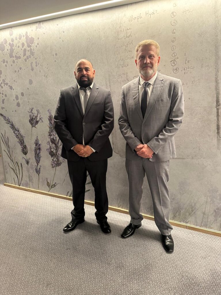 Bruno Cezar Cecchini e Júlio Dahan em missão estratégica na Europa representando a CNMI para fortalecer parcerias internacionais no setor mineral.