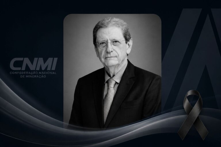 Nota de pesar da CNMI pelo falecimento do Dr. Paulo Vargas, destacando sua contribuição e legado para o setor mineral brasileiro.